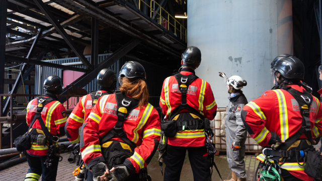 uitleg van de oefening brandweer